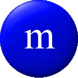 M&M Blue m